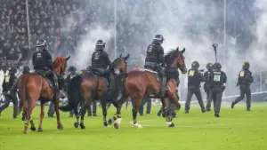 DFB-Pokal: Polizei stürmt Platz – Derby zwischen Lautern und Mannheim eskaliert! - BILD